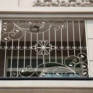 кованая решетка Вектор Арт 19 на окно СПб Мастерская художественной ковки Золотая ПодКовка